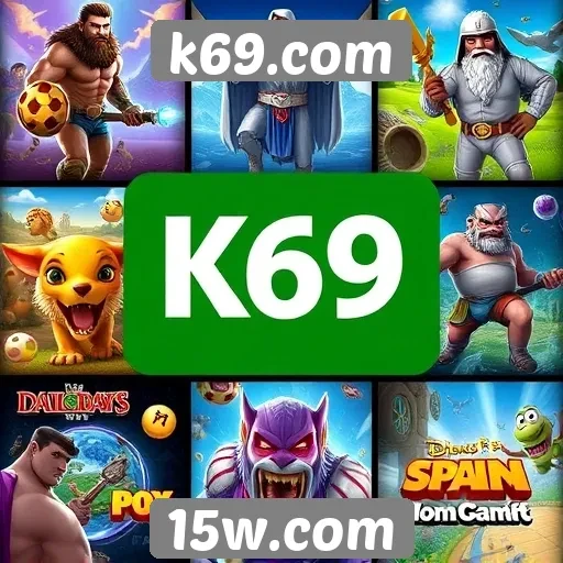 Jogos populares disponíveis no k69.com